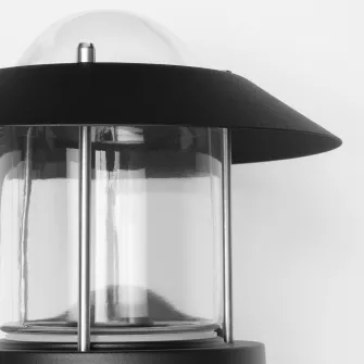 IKEA UPPLID Aplica, exterior negru, 20 cm