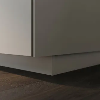 IKEA UPPLÖV Plinta, mat bej inchis, 220x8 cm