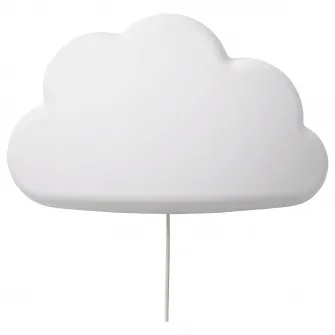 IKEA UPPLYST Aplica LED, nor alb
