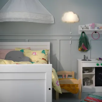 IKEA UPPLYST Aplica LED, nor alb