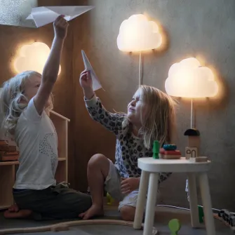 IKEA UPPLYST Aplica LED, nor alb