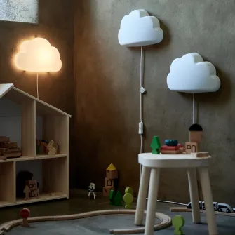 IKEA UPPLYST Aplica LED, nor alb