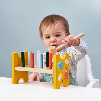 IKEA UPPSTÅ Joc cu ciocan, multicolor