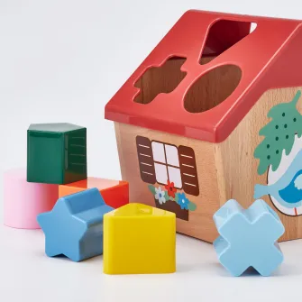 IKEA UPPSTÅ Joc cu forme, multicolor