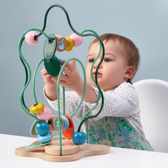 IKEA UPPSTÅ Labirint cu margele, multicolor