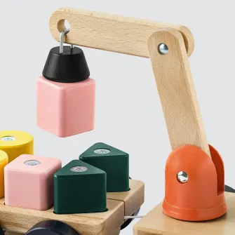IKEA UPPSTÅ Macara+cuburi, multicolor/fag