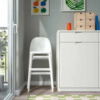 IKEA URBAN Scaun junior, alb