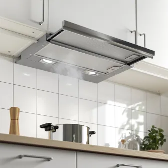 IKEA UTDRAG Hota incorporata, inox, 60 cm