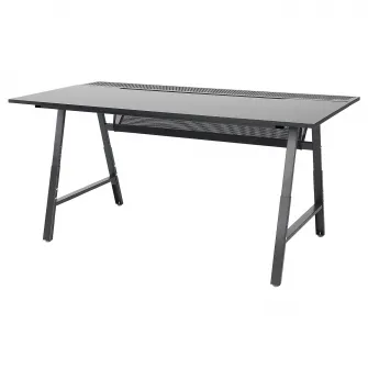 IKEA UTESPELARE Birou de gaming, negru, 160x80 cm