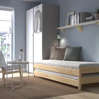 IKEA UTÅKER Pat stivuibil, pin, 80x200 cm