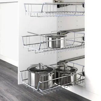 IKEA UTRUSTA Cos metalic, 40 cm