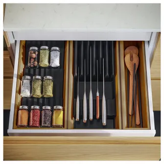 IKEA UTRUSTA Front sertar, jos, alb, 60 cm