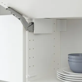 IKEA UTRUSTA Balama deschid apasare usa orizont, alb