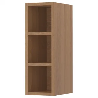 IKEA VADHOLMA Depozitare deschisa, maro/frasin lacuit, 20x37x60 cm