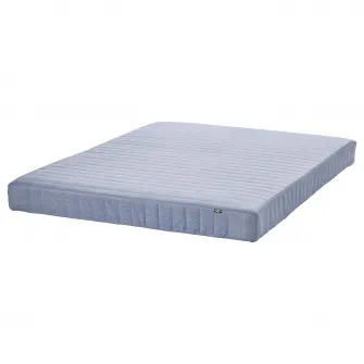 IKEA VADSÖ Saltea cu arcuri, extra ferma/bleu, 140x200 cm
