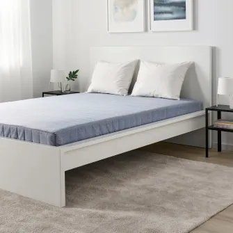 IKEA VADSÖ Saltea cu arcuri, extra ferma/bleu, 90x200 cm