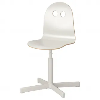 IKEA VALFRED / SIBBEN Scaun birou copii, alb