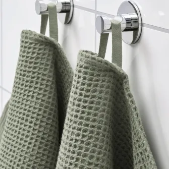 IKEA VALLASÅN Prosop, verde deschis, 30x50 cm
