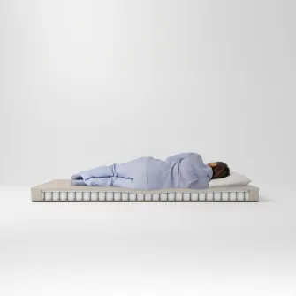 IKEA VANNAREID Saltea cu arcuri impachetate, extra ferma/bej, 80x200 cm