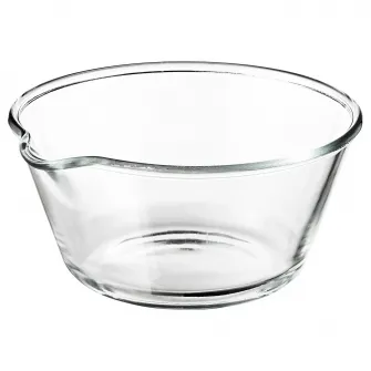 IKEA VARDAGEN Bol, sticla transparenta, 26 cm
