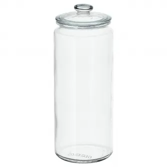 IKEA VARDAGEN Borcan cu capac, sticla transparenta, 1.8 l
