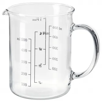 IKEA VARDAGEN Cana masurare, sticla, 0.5 l