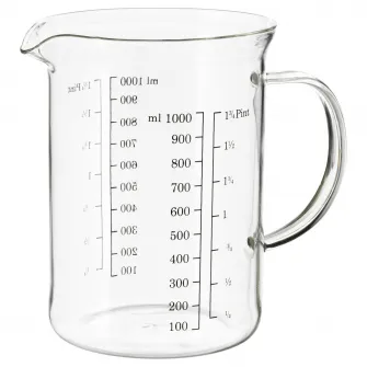 IKEA VARDAGEN Cana masurare, sticla, 1.0 l