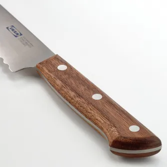 IKEA VARDAGEN Cutit paine, inox/nuc, 23 cm