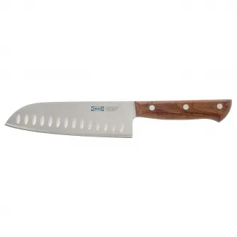 IKEA VARDAGEN Cutit santoku, inox/nuc, 16 cm