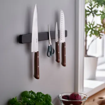 IKEA VARDAGEN Cutitul bucatarului, inox/nuc, 20 cm