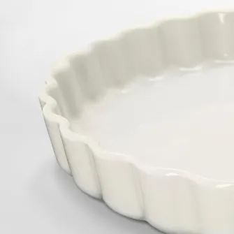 IKEA VARDAGEN Forma tarta, alb murdar, 32 cm