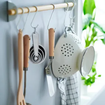 IKEA VARDAGEN Spatula, inox/fag, 30 cm
