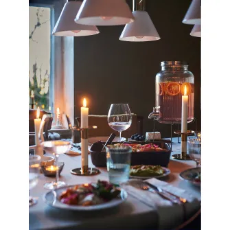 IKEA VARDAGEN Suport pentru borcan cu capac, gri inchis
