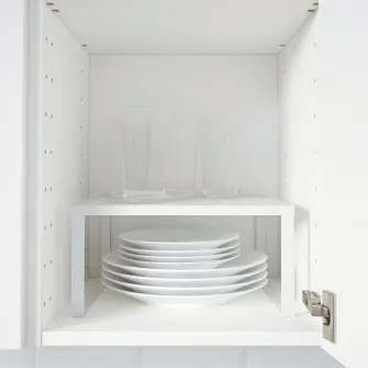 IKEA VARIERA Polita/organizator, alb, 32x28x16 cm