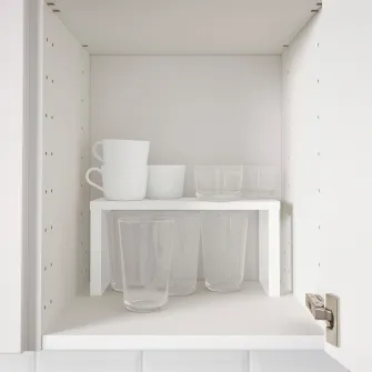 IKEA VARIERA Polita/organizator, alb, 32x13x16 cm