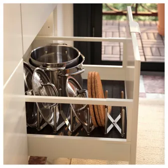 IKEA VARIERA Suport capace, inox