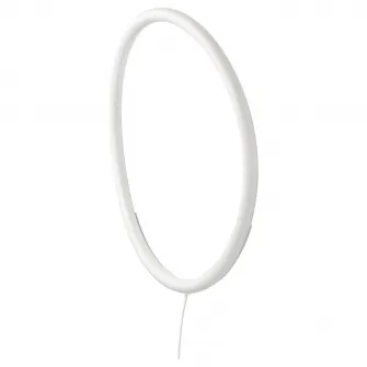 IKEA VARMBLIXT Aplica LED, alb metal/cerc