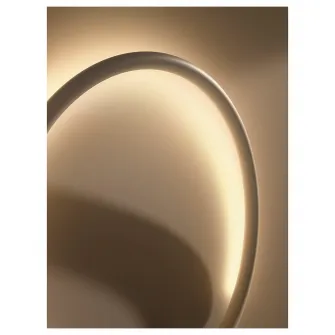 IKEA VARMBLIXT Aplica LED, alb metal/cerc
