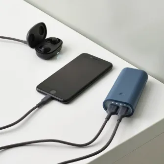 IKEA VARMFRONT Incarcator portabil, albastru, 5200 mAh