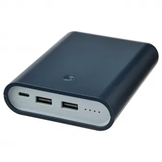 IKEA VARMFRONT Incarcator portabil, albastru inchis, 10400 mAh