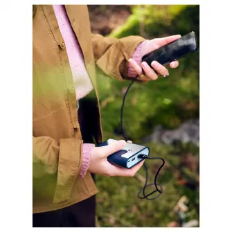IKEA VARMFRONT Incarcator portabil, albastru inchis, 10400 mAh