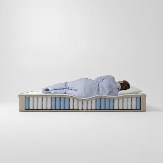 IKEA VATNESTRÖM Saltea cu arcuri impachetate, extra ferma/natur, 90x200 cm