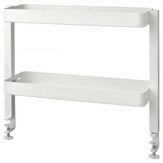 IKEA VATTENKAR Polita desktop, alb, 49x15 cm