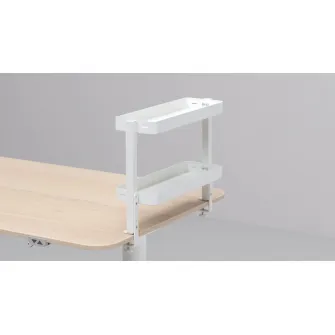 IKEA VATTENKAR Polita desktop, negru, 49x15 cm