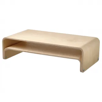 IKEA VATTENKAR Suport laptop/monitor, mesteacan, 52x26 cm