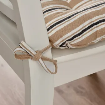 IKEA VATTENMOTT Perna scaun, bej, 40x38x5.0 cm