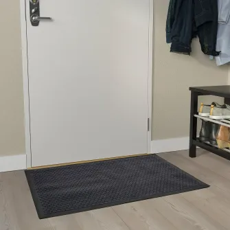 IKEA VATTENVERK Covor intrare, interior, gri inchis, 60x90 cm