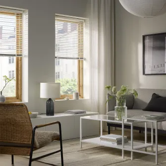 IKEA VECKLARFLY Jaluzele venetiene, alb, 100x155 cm