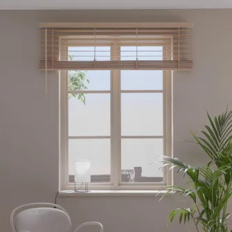 IKEA VECKLARFLY Jaluzele venetiene, bambus, 140x155 cm