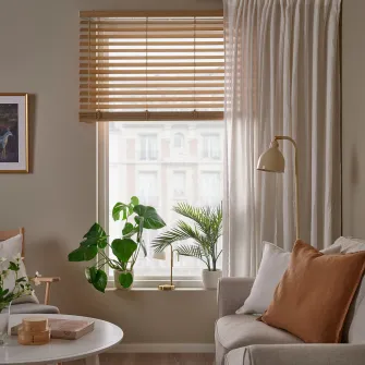 IKEA VECKLARFLY Jaluzele venetiene, bambus, 120x155 cm